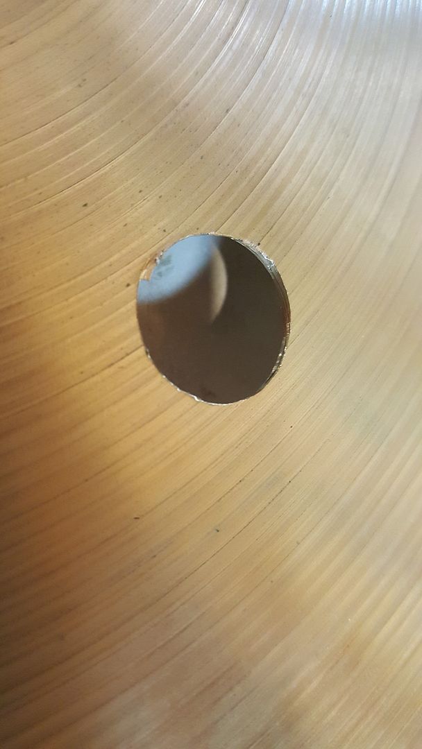 Added vent holes to my hihat